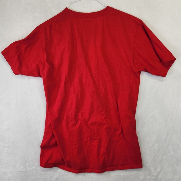 Mens Red Jesus Graphic T Shirt Disappointments All Of You Port Company Size M - Picture 6 of 6